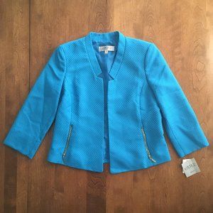 Kasper open blazer 4P NWT
